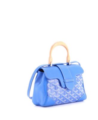  Mini Saigon Top Handle Bag Coated Canvas with Leather