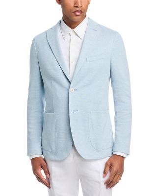 Cotton & Linen Jersey Slim Fit K-Jacket