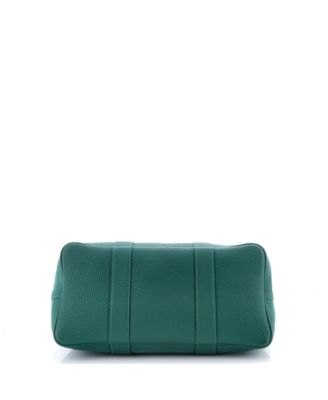 36 Garden Party Tote Toile and Leather