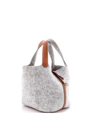 MM Picotin Lock Bag Felt with Leather