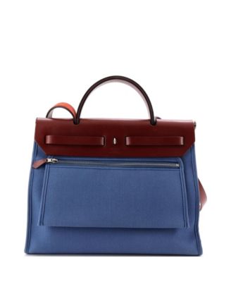 31 Herbag Zip Leather and Toile