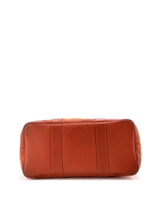 36 Garden Party Tote Toile and Leather