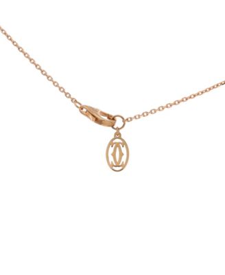  XS Cartier D'Amour Pendant Necklace 18K Rose Gold with Diamond, 16"
