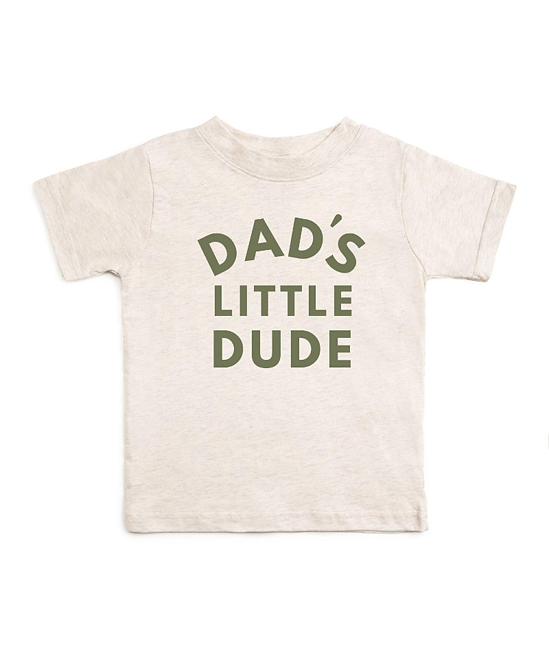 Sweet Wink Boys' Dad's Little Dude Short Sleeve T-Shirt - Little Kid