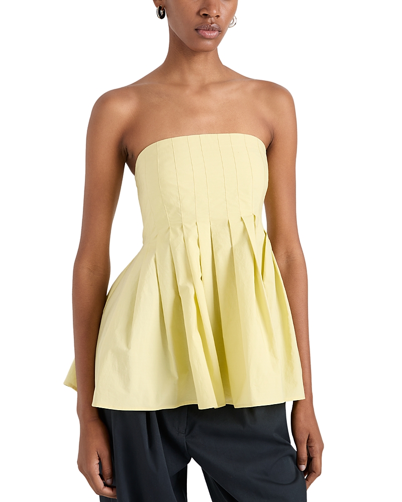 Proenza Schouler White Label The Avine Top in Rumpled Cotton