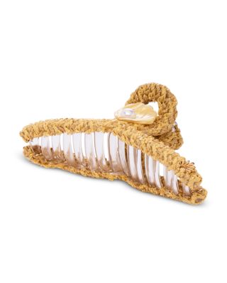 Raffia Shell Claw Clip