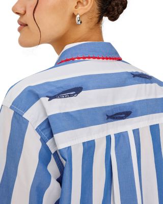 Giadzy x Rails Elsa Embroidered Shirt