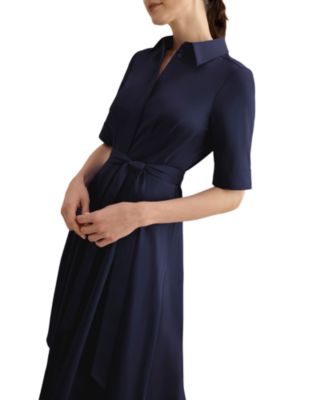 Brigitta Concealed Button Shirt Dress