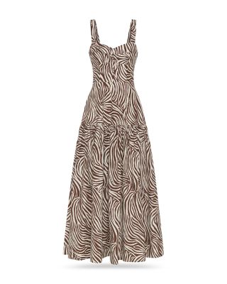 Valeria Sleeveless Easy Midi Dress