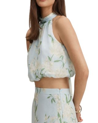  Maisie Halter Tie Up Top