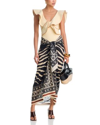 Golden Horizon Pareo Swim Cover-Up