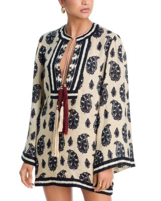 Caretaker Of The Jungle Linen Tunic Dress