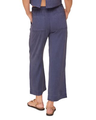 Easy Pocket Wide Leg Cropped Pants