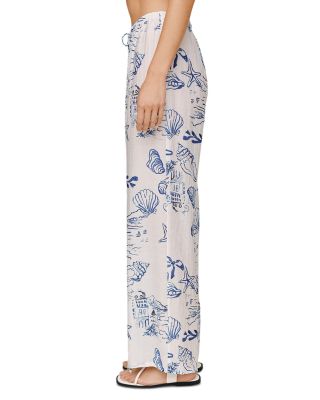 Wide Leg Beach Pants