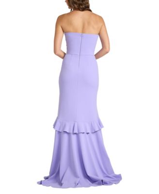  Spargo Cascading Ruffle Gown