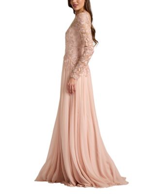  Lendon Embroidered Tulle Gown