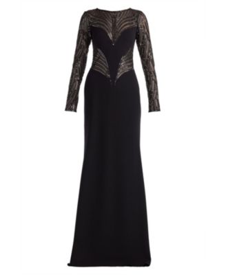  Duin Sequin Hourglass Embroidered Gown