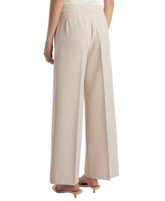  Thea Wide Leg Cropped Pant in Soft Stretch Crepe