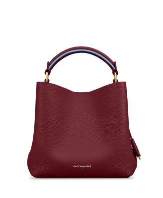 Leather Mini Leather Bucket Bag