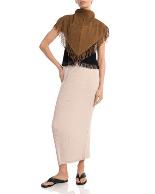 Pleated Maxi Skirt