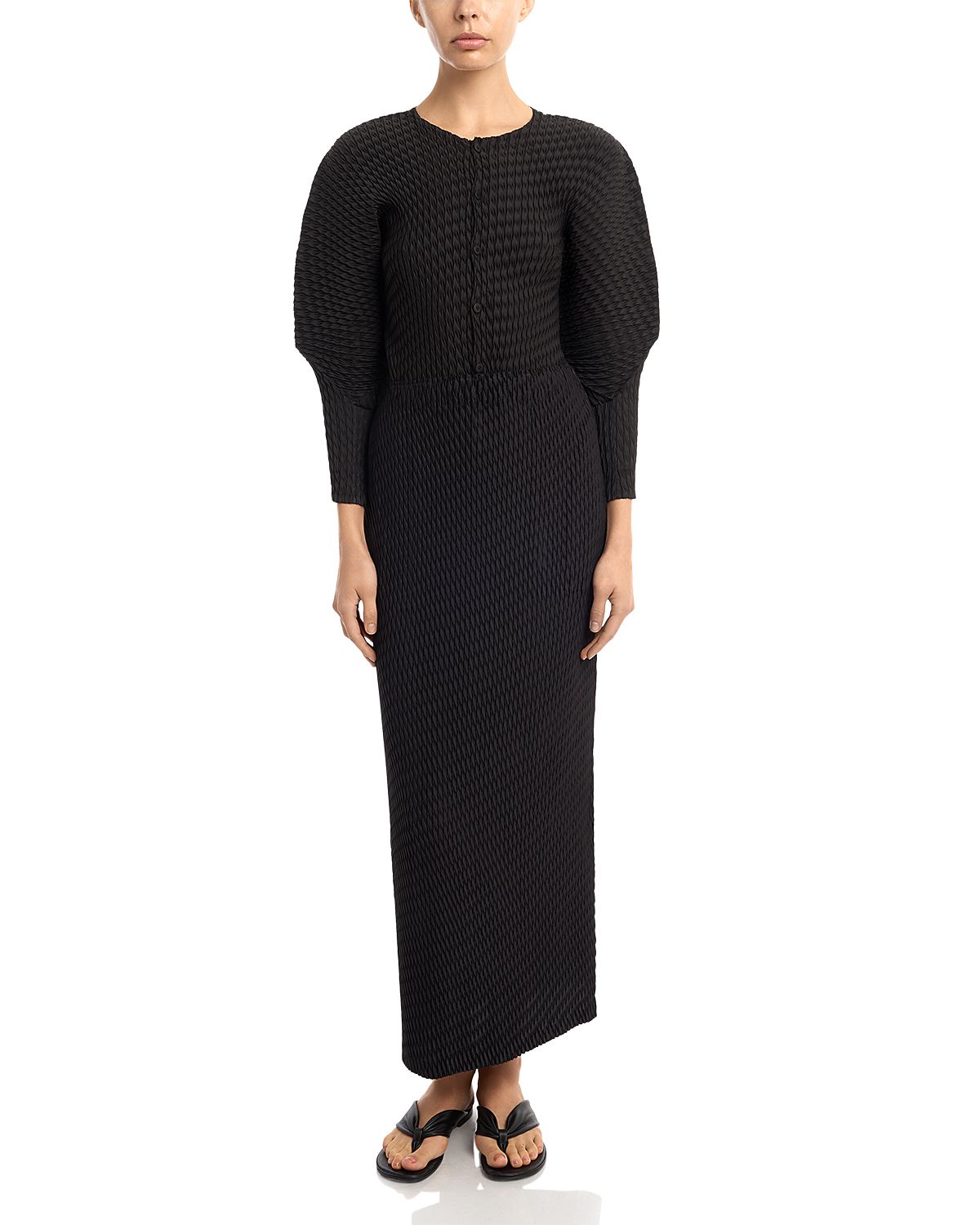 Pleats Please Issey Miyake Pleated Maxi Skirt