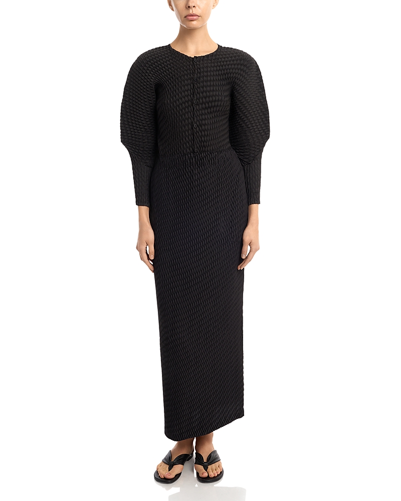 Issey Miyake Pleats Please Issey Miyake Pleated Maxi Skirt