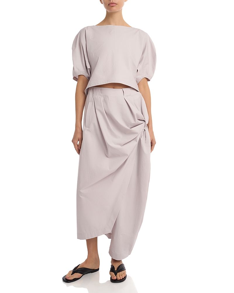 Pleats Please Issey Miyake Twisted Drape Pants
