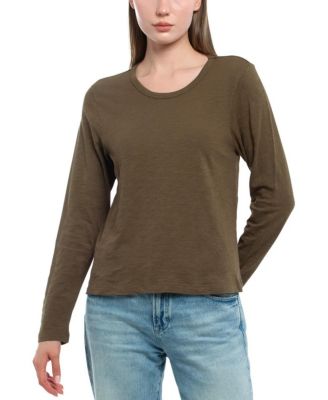 Long Sleeve Baby Fit Shrunken Crew Tee