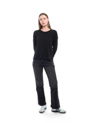 Long Sleeve Baby Fit Shrunken Crew Tee