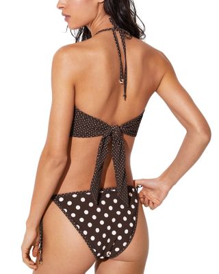 Hennel Polka Dot Print Bikini Bottom 