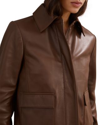 Drew Clean Leather Jacket