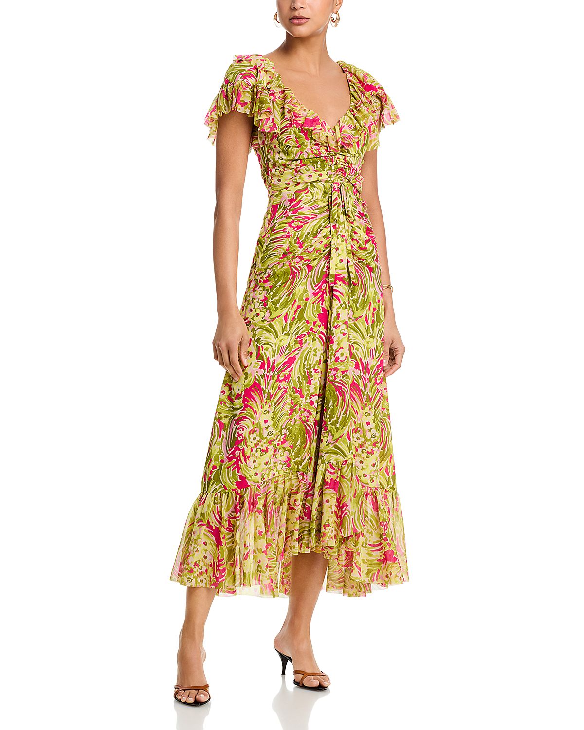 Cinq a Sept Daisy Swirl Ivey Dress