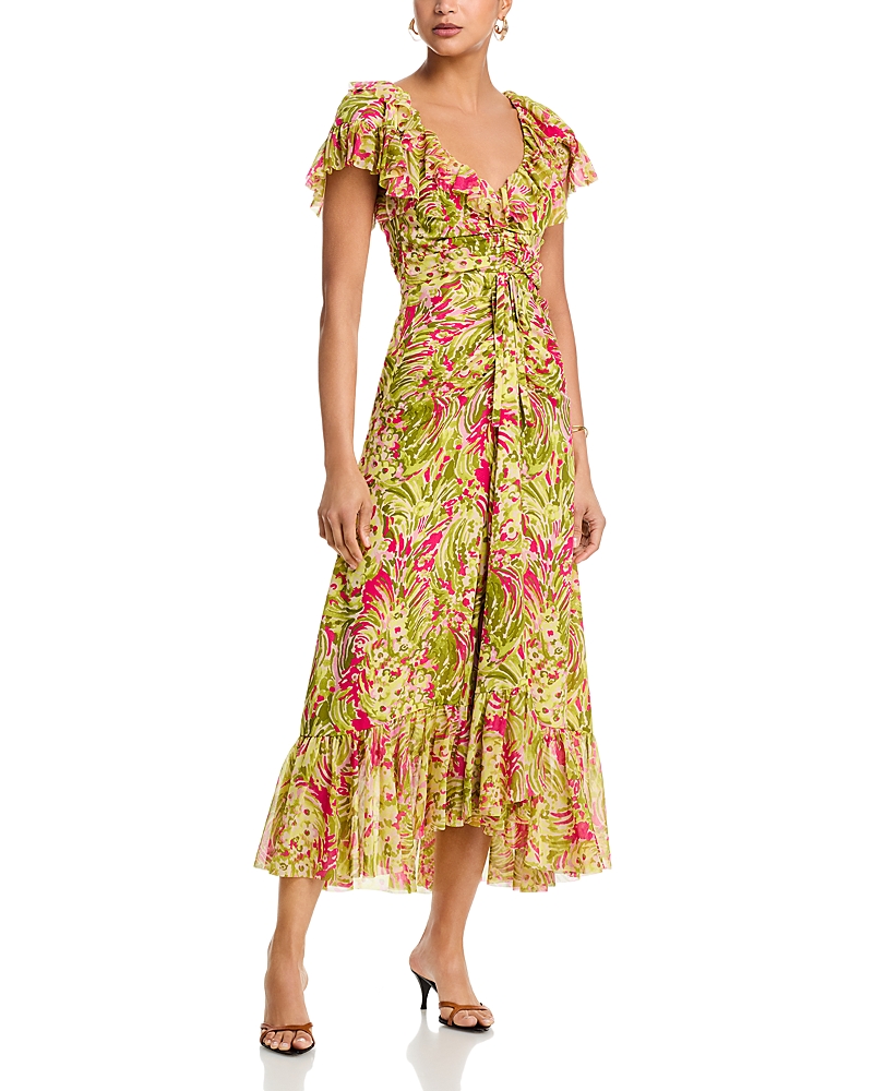 Cinq a Sept Daisy Swirl Ivey Dress
