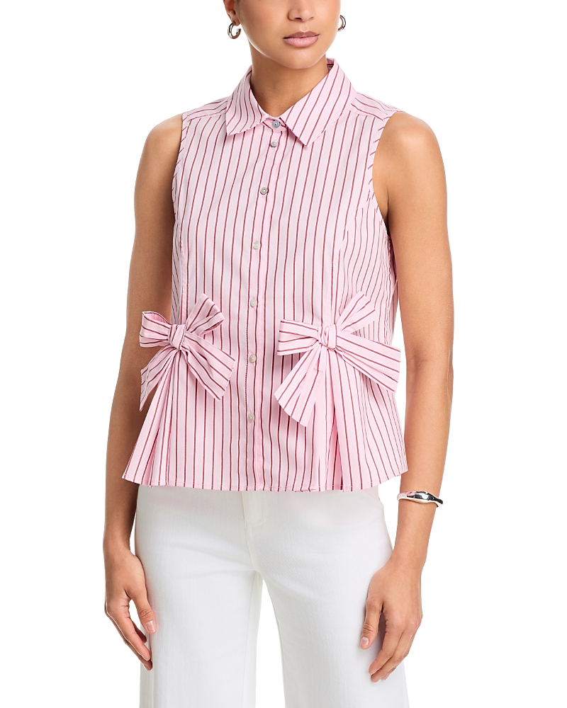 Cinq a Sept Rose Stripe Jillian Top