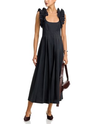 cinq a sept midi dress Cinq  Sept Mckenna Midi Dress - Navy