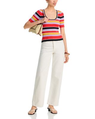 Kenzie Ribbed Scoop Neck Top