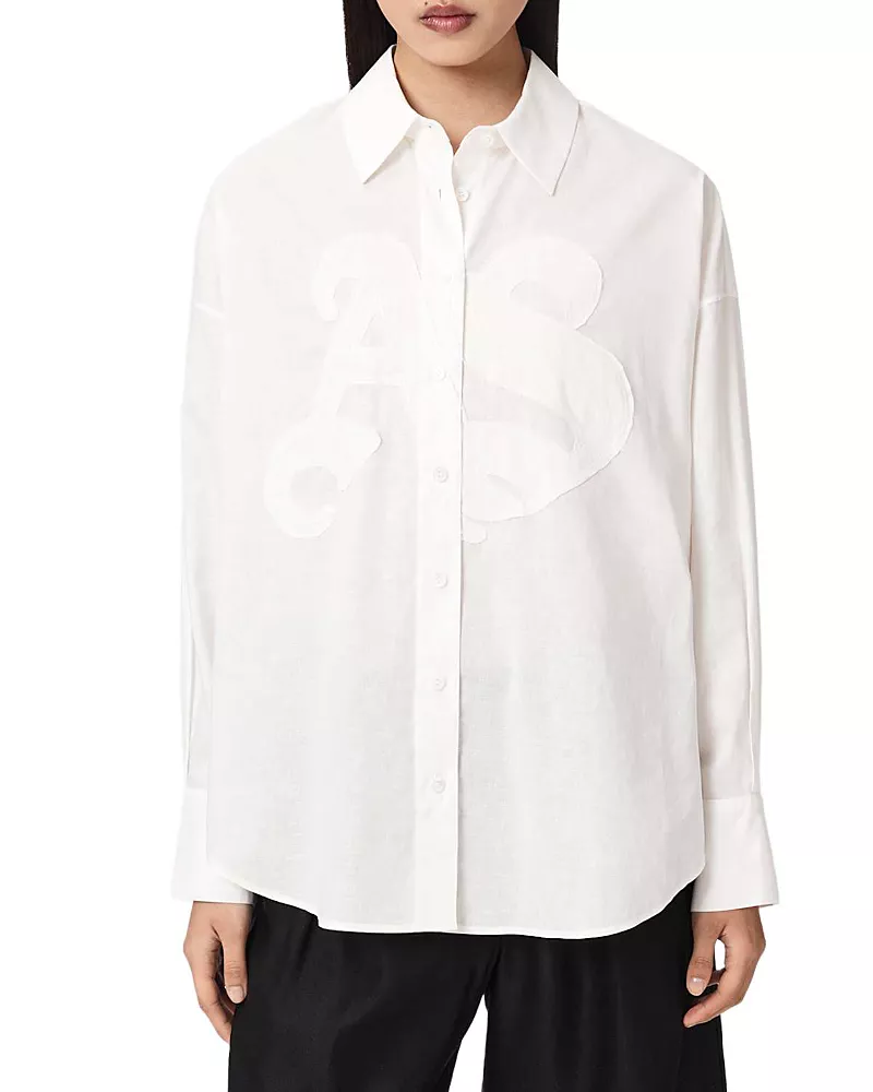 Allsaints Sparrow Embroidered Shirt