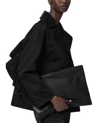 Bettina Large Leather Clutch