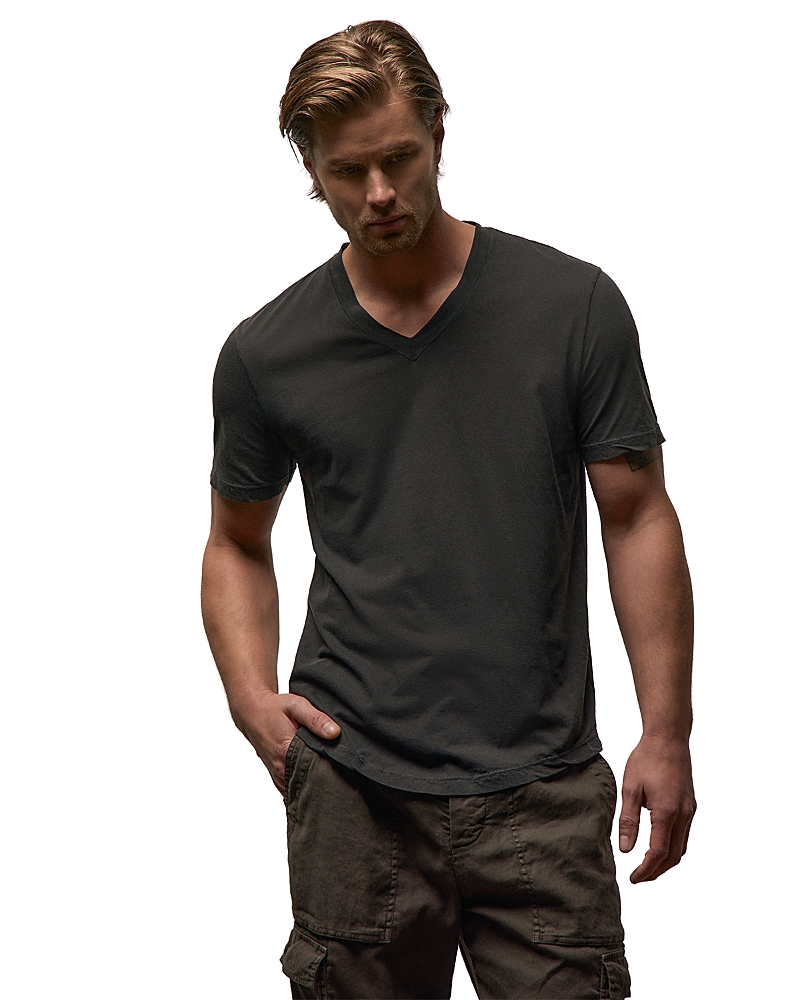 James Perse Clear Jersey V Neck Tee