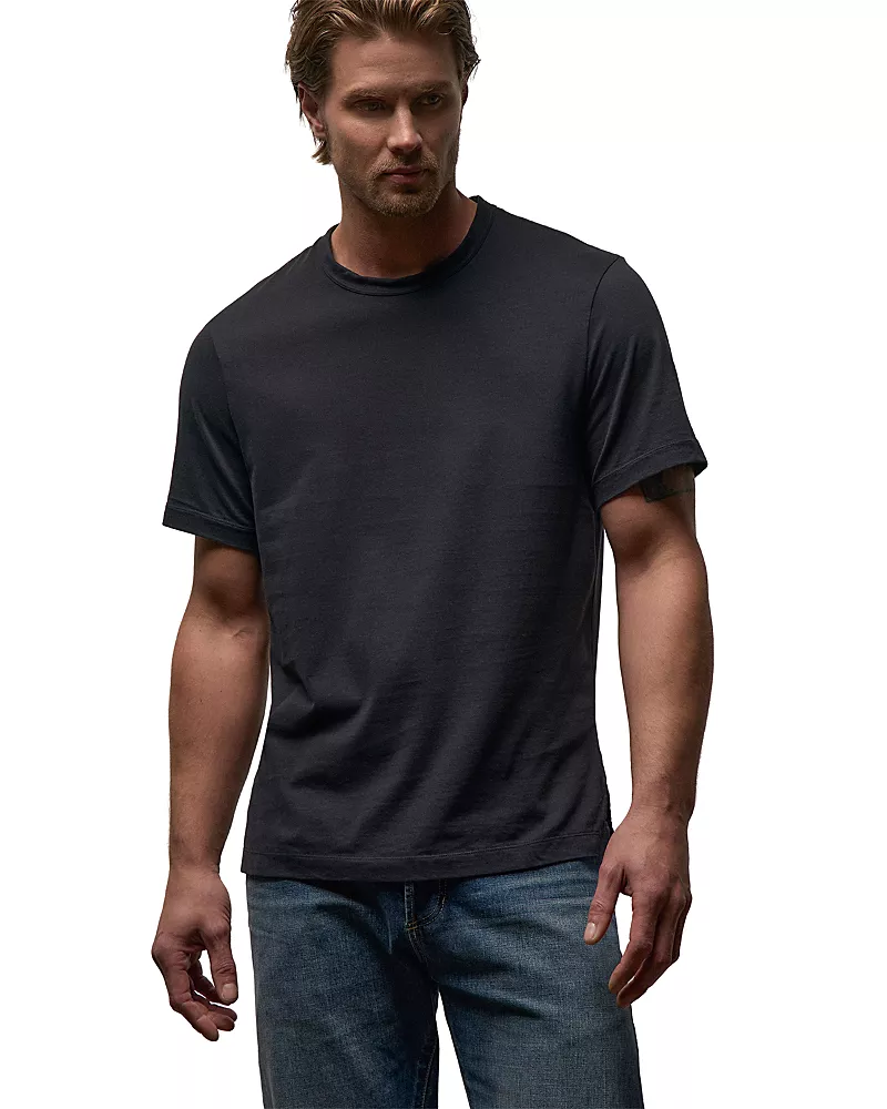 James Perse Heavy Luxe Jersey Crew Tee