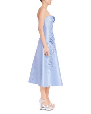 periwinkle blue dress for wedding Bold & Sassy Navy Square Neck Ric Rac Trim Adjustable Straps Maxi Medium main image 1