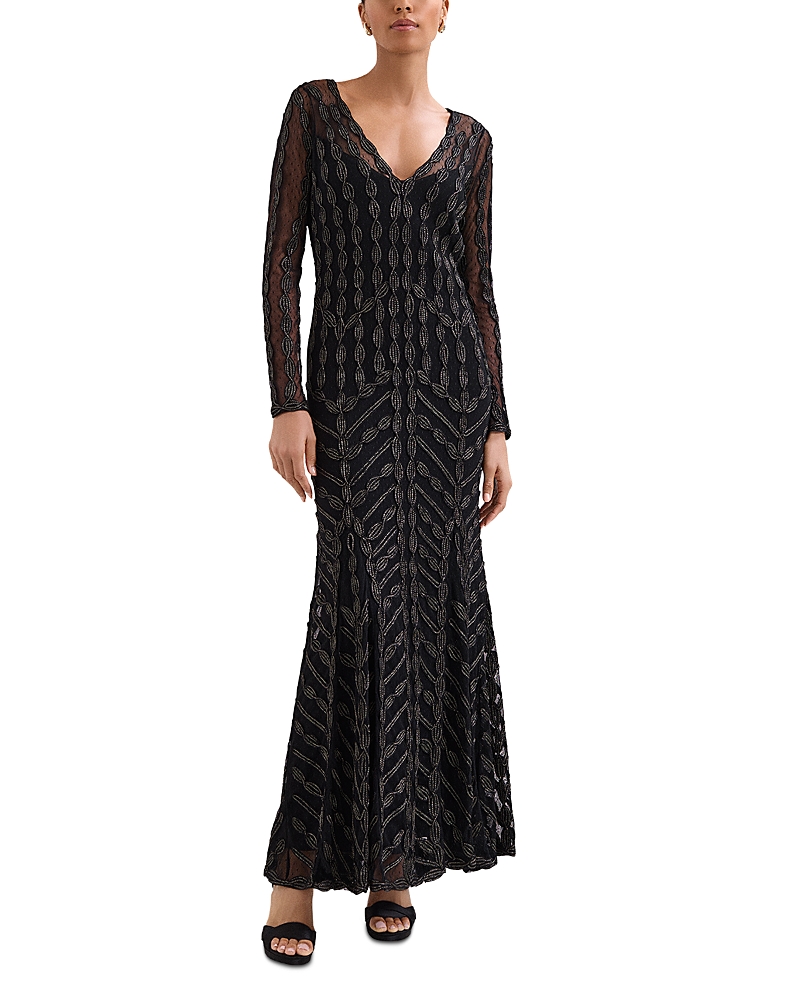 Phase Eight Marie Marie Tapework Maxi Dress