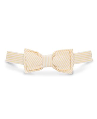  Boys' Classic Seersucker Bow Tie - Big Kid