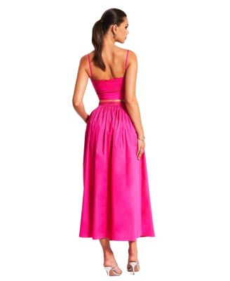  Maya Cotton Poplin Top with Lace Trim