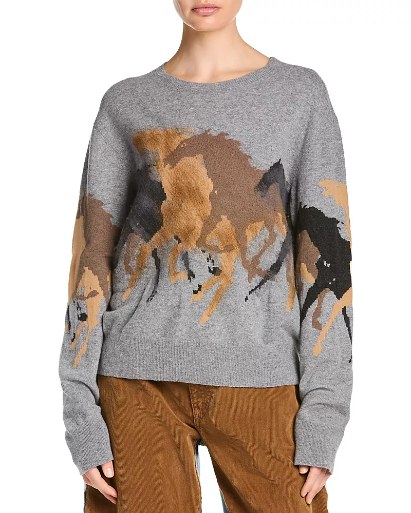 Stella McCartney Racing Horses Sweater