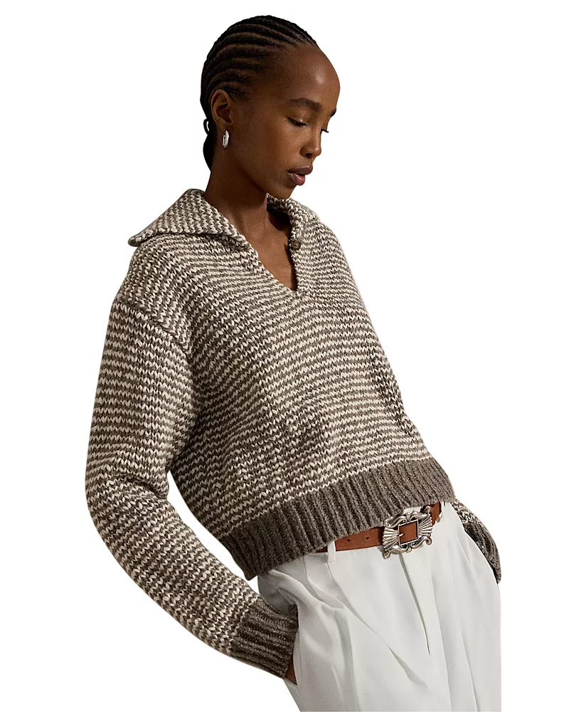 Polo Ralph Lauren Striped Cotton Blend Sweater