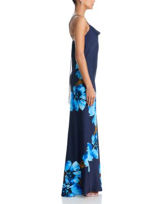 Satin Dress with Beaded Straps - Exclusive