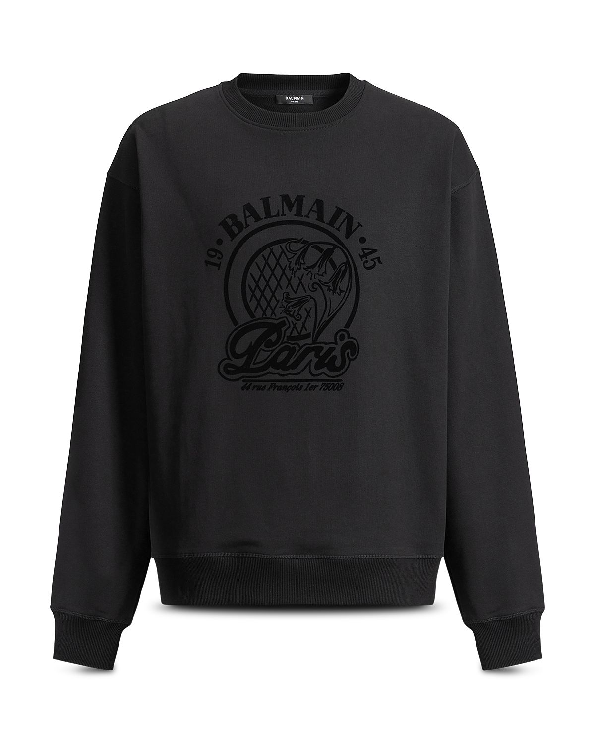 Balmain 1945 Crewneck Logo Sweatshirt