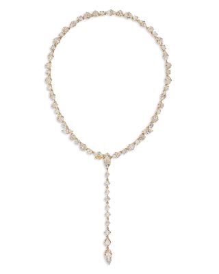 Riviera Cubic Zirconia Convertible Lariat Necklace, 16.1"