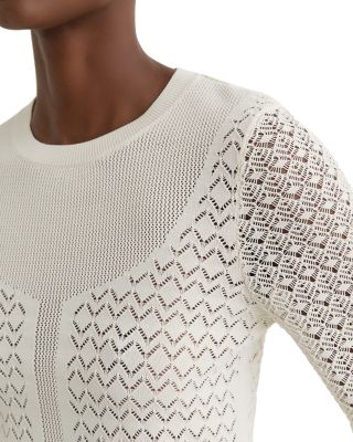 Bella Pointelle Knit Top